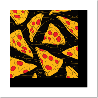 Pizza party Posters and Art